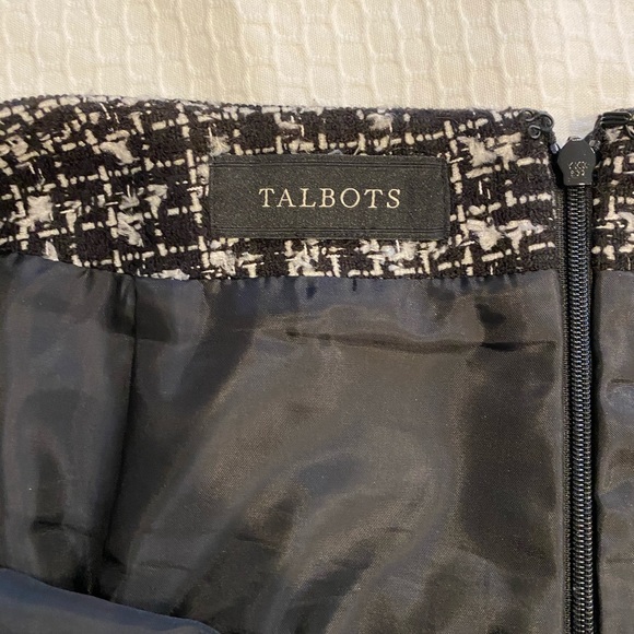 Talbots black wool skirt - Picture 7 of 9